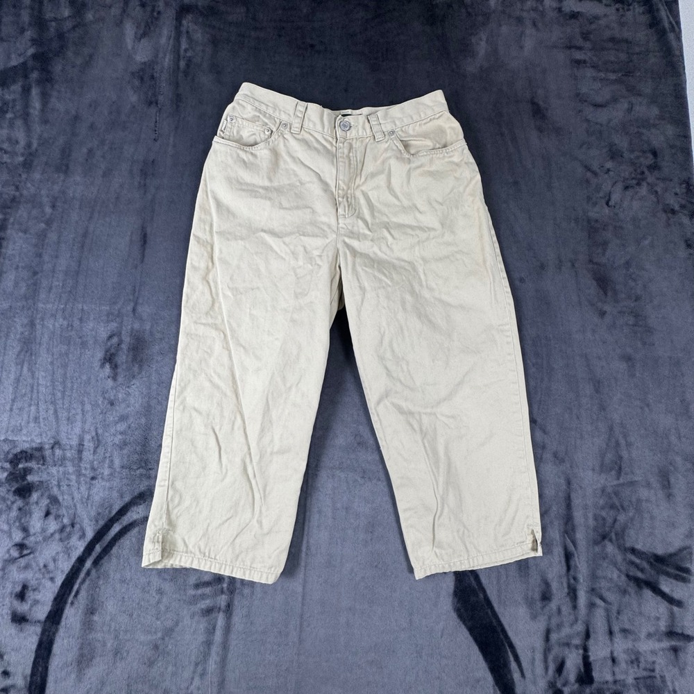 Lauren Ralph Lauren Jeans Co Pants Womens 8P Tan Khaki Petite Cropped Straight